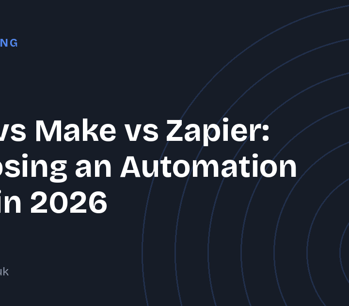 n8n vs Make vs Zapier: Choosing an Automation Tool in 2026