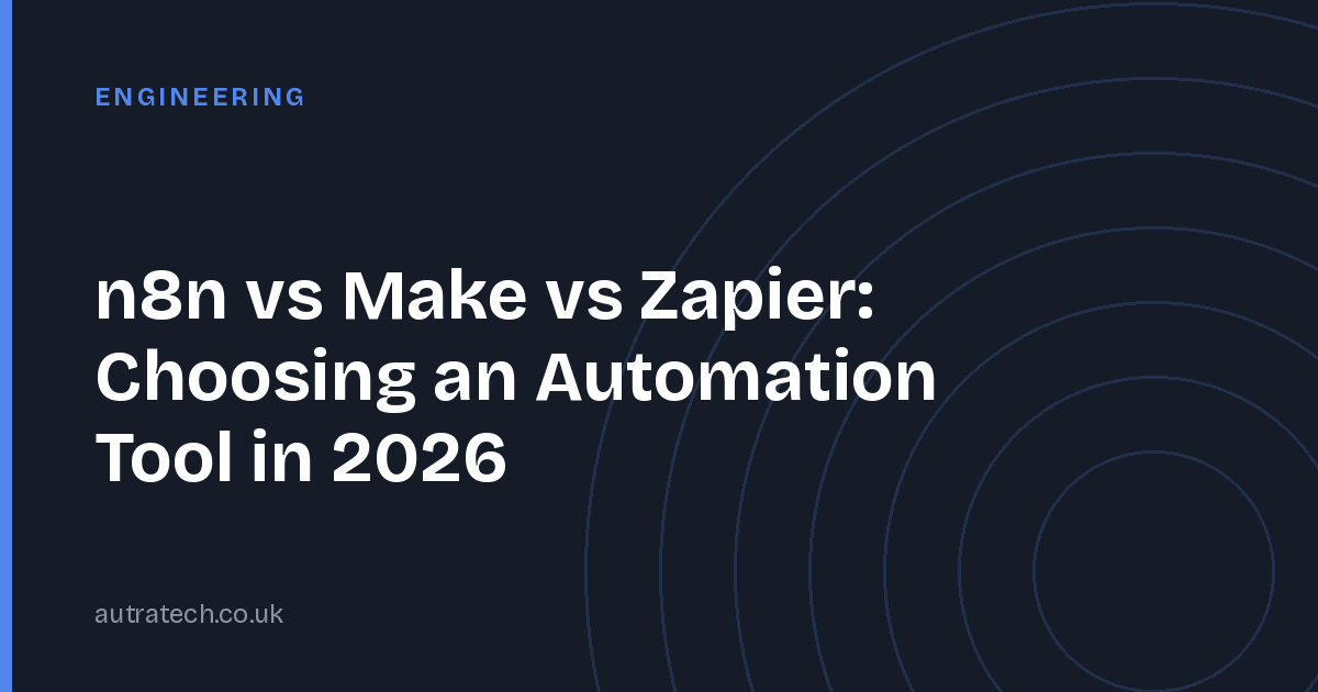 n8n vs Make vs Zapier: Choosing an Automation Tool in 2026
