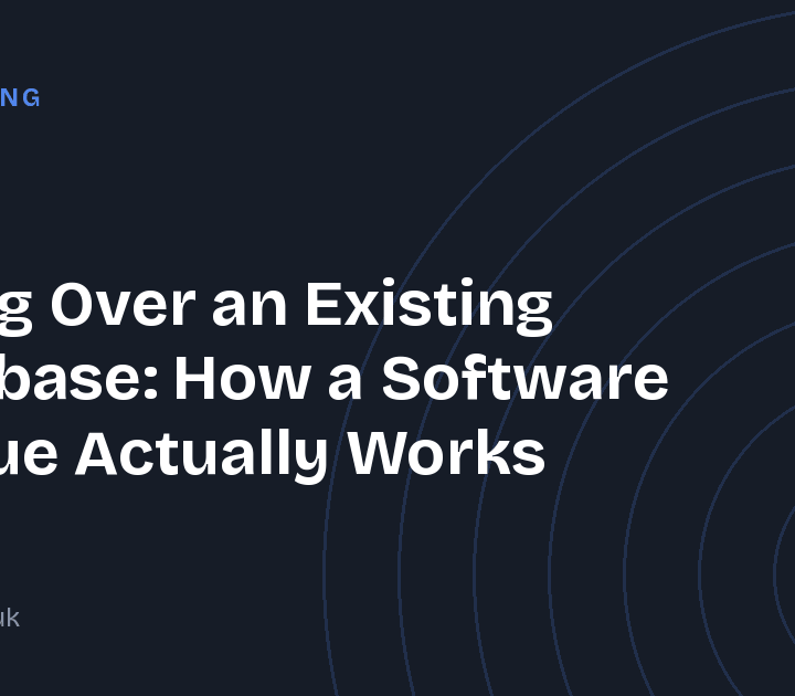 Taking Over an Existing Codebase: How a Software Rescue Actually Works